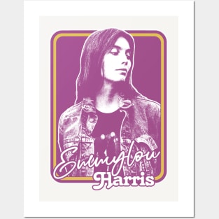 Emmylou Harris // Outlaw Country Retro Fan Design Posters and Art